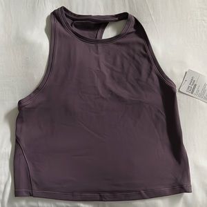 Athleta core shanti crop tank.  Light purple
